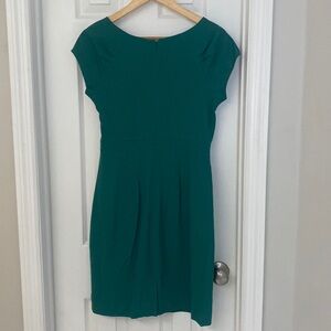 Emerald green J Crew dress